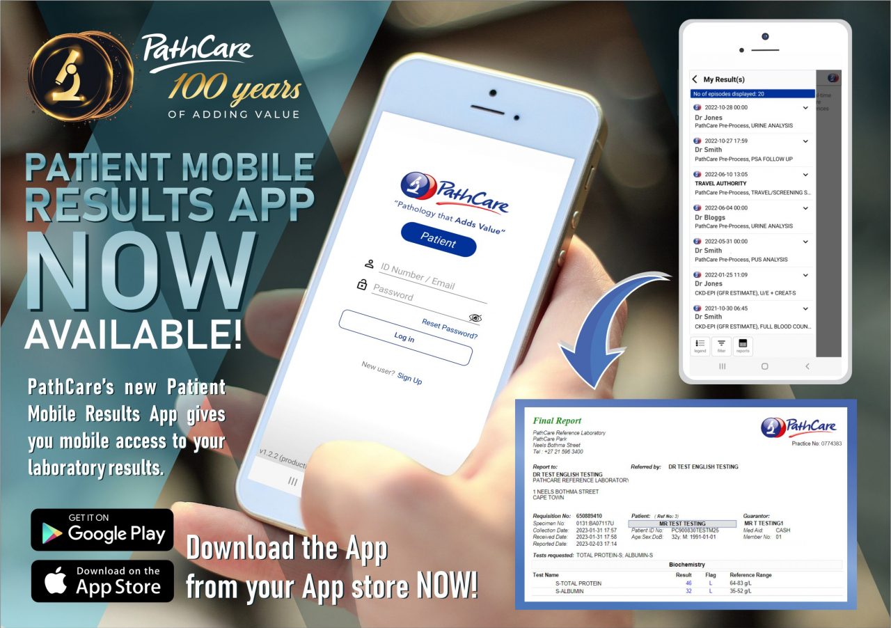 Patient Result Platform - PathCare